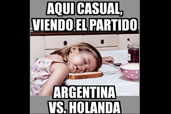 El duelo Argentina- Holanda, uno de los juegos más pobre del Mundial.