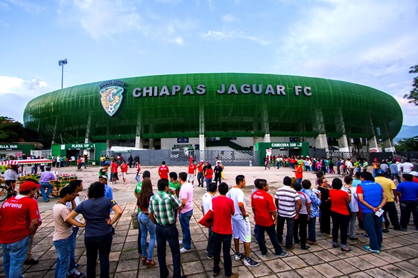 El Estadio Zoque recibió a la afición chiapaneca.
