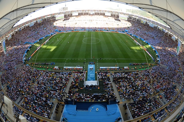 El Maracaná lució una buena entrada.