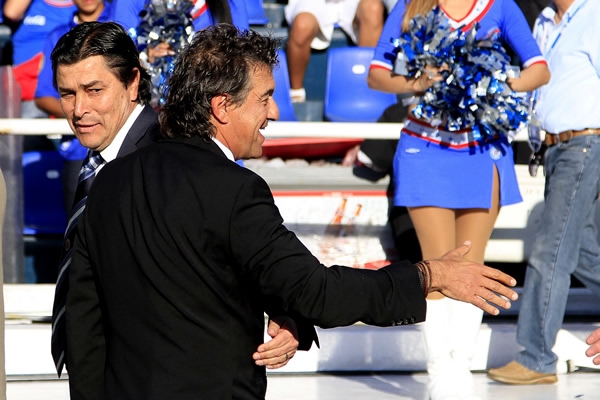 El timonel argentino reclamó que no se haya validado el gol.