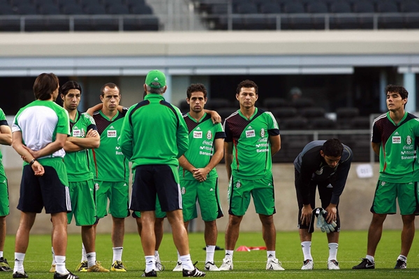 Entrenamiento de la Selección Mexicana