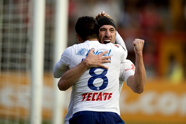 Finaliza el primer tiempo. Toluca 0-1 Cruz Azul.