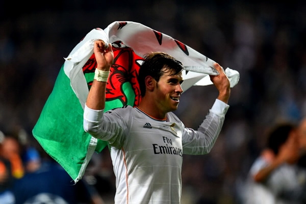 Gareth Bale, orgulloso de todos sus colores.