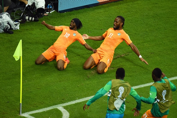 Gervinho y Drogba