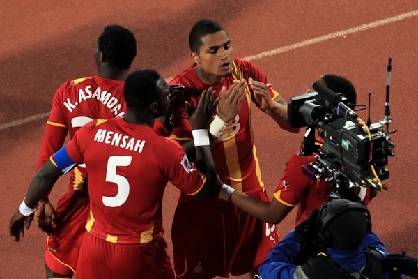Ghana comenzó con gran ritmo y anotó primero