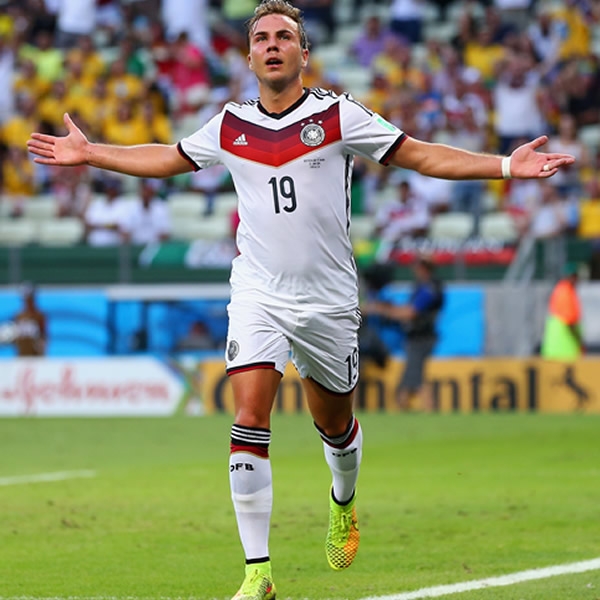 Goetze festejó el primer tanto del encuentro.