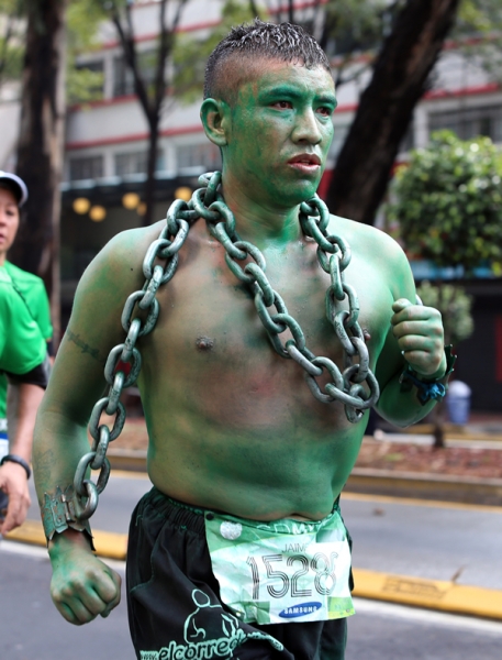 Hulk tampoco podía faltar a uno de los mayores retos deportivos.