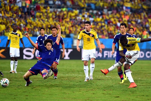 Inició el segundo tiempo y Jackson marcó para Colombia.