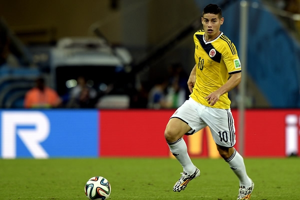 James hizo un golazo al minuto 28.