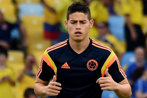 james Rodríguez, el mejor jugador de la Fase de Grupo, será titular.