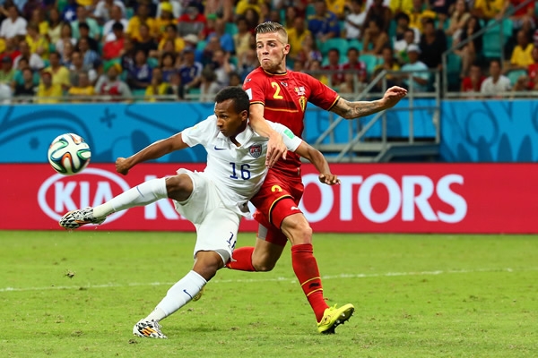 El joven Green entró y marcó el descuento para los norteamericanos.