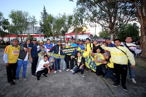 La afición americanista realizó el viaje hasta Morelia.