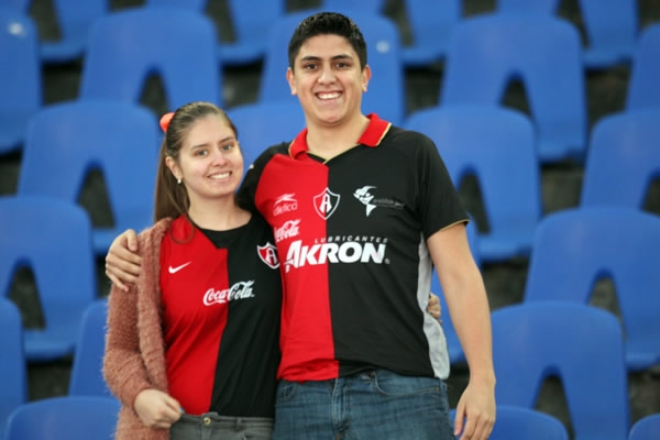 La afición atlista también estuvo presente.