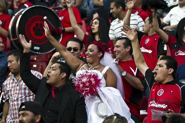 La afición de Tijuana apoyó de una forma muy peculiar.