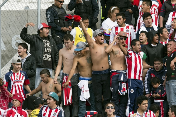 La afición del Rebaño esta vez no fue mayoría.