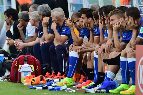 La banca italiana no daba crédito a la derrota.