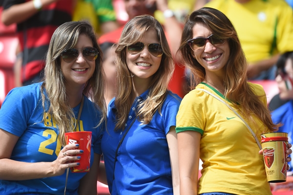 La belleza italiana está presente en la Arena Pernambuco.
