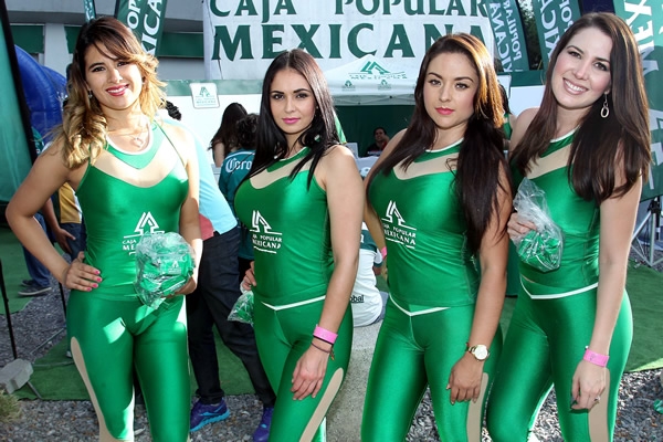 La belleza mexicana, presente en los estadios mexicanos.