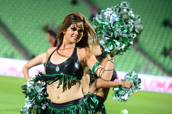 La belleza mexicana, presente en los estadios mexicanos.