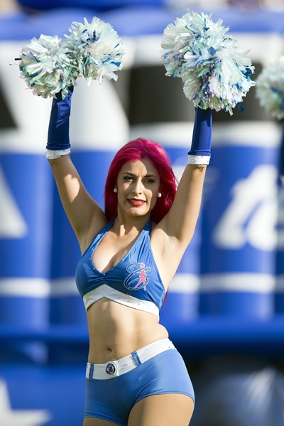 La belleza mexicana, presente en los estadios mexicanos.