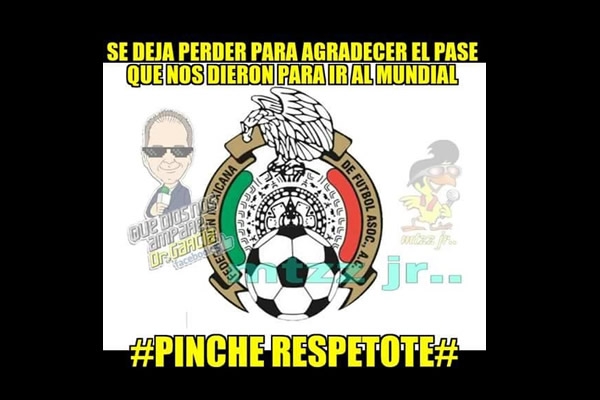 La burla por la derrota del Tri no se hicieron esperar.