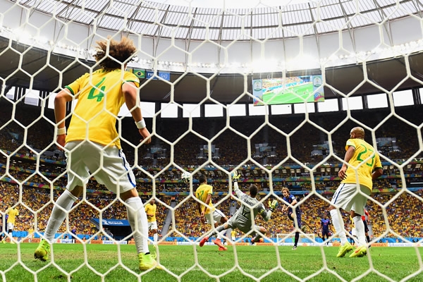 La defensa brasileña ya no quería más goles.