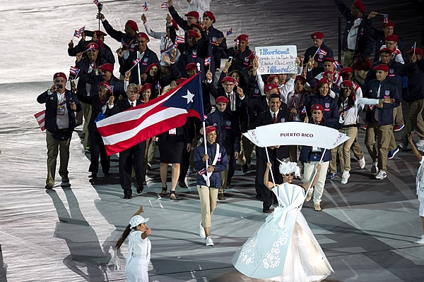 La delegación puertorriqueña fue de las más ovacionadas.