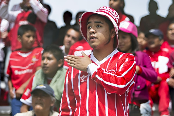 La fiel afición roja respondió