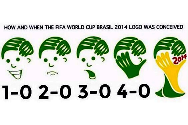 La histórica goleada de Alemania sobre la Canarinha. (@MeStesso79)