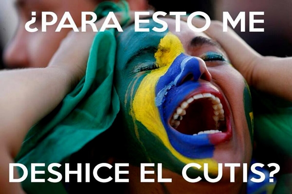 La histórica goleada de Alemania sobre la Canarinha. (Twitter)