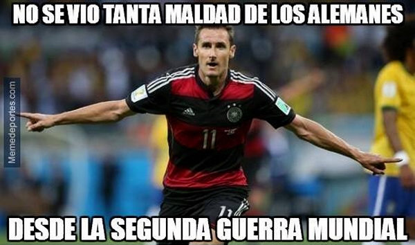 La histórica goleada de Alemania sobre la Canarinha. (Facebook/José Hernández)