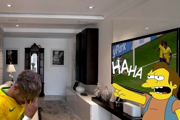 La histórica goleada de Alemania sobre la Canarinha. (@BetoZacNi)