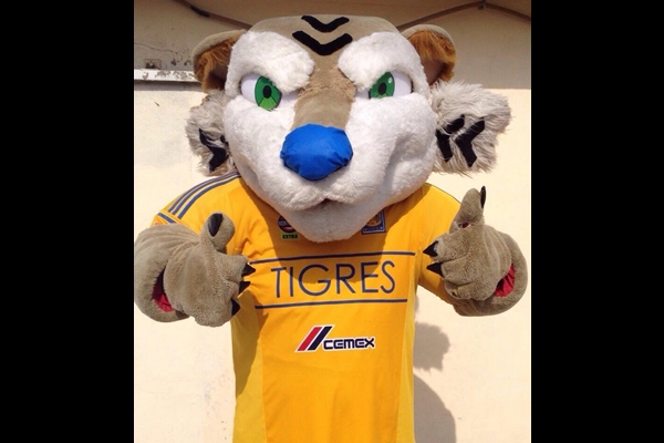 La máscota de Tigres.