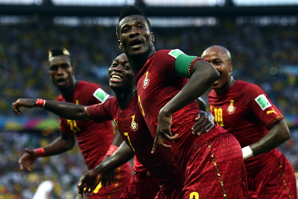 La Selección de Ghana hizo estallar el recinto.