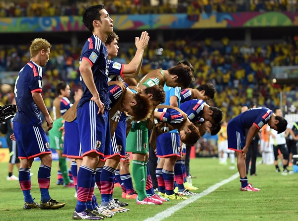La Selección de Japón pidió disculpas a sus aficionados.