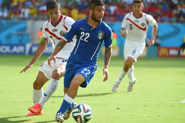 La Selección Italiana no estuvo fina en este partido.