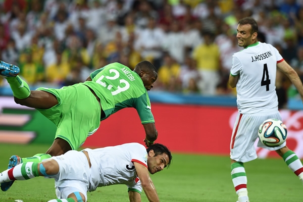 La selección nigeriana dominó el encuentro.