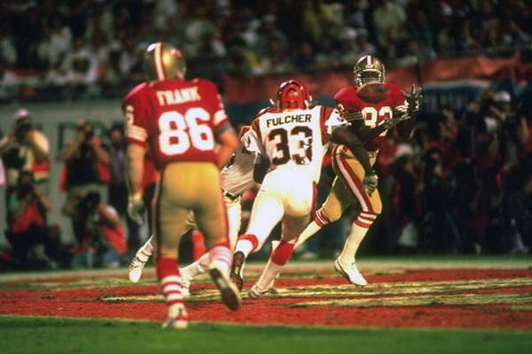 La última jugada de The Drive, que dio a los 49ers el título ante Bengals. 