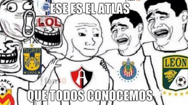 Las burlas por la eliminación atlista no se hicieron esperar.