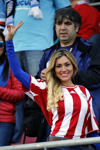 Las musas de Sudamérica no dejan de sorprender en los estadios de Chile.