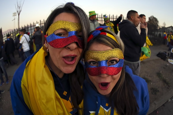 Las musas de Sudamérica no dejan de sorprender en los estadios de Chile.