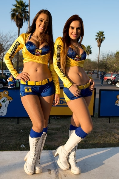 Las musas de Tigres para la Gran Final Libertadora.