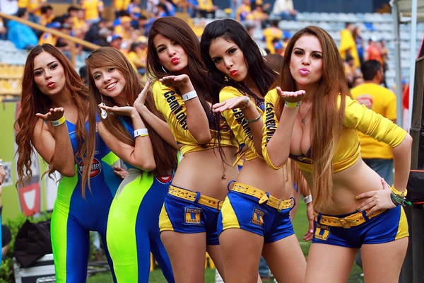 Las musas de Tigres para la Gran Final Libertadora.