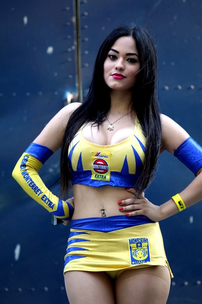 Las musas de Tigres para la Gran Final Libertadora.