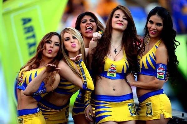 Las musas de Tigres para la Gran Final Libertadora.