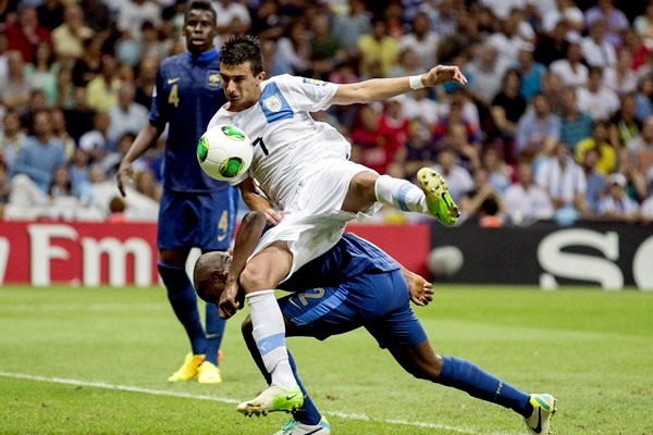 Leandro Pais es la muestra de que Uruguay busca un gol.
