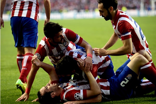 Los Colchoneros están de fiesta en la casa del Benfica.