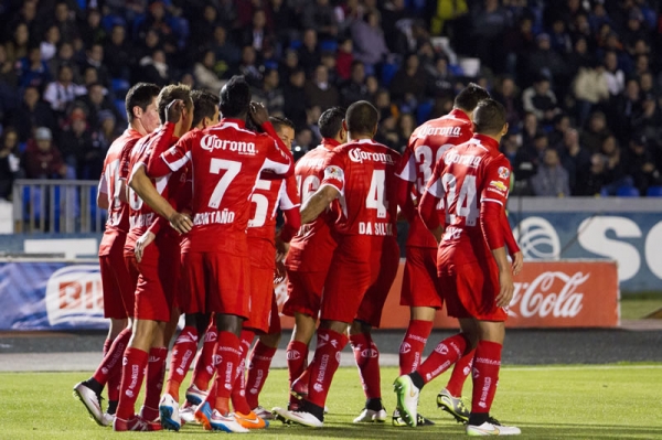 Los Diablos festejaron el primer tanto del partido.