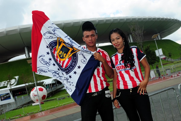 Los fieles a su equipo estuvieron presentes en el Omnilife.