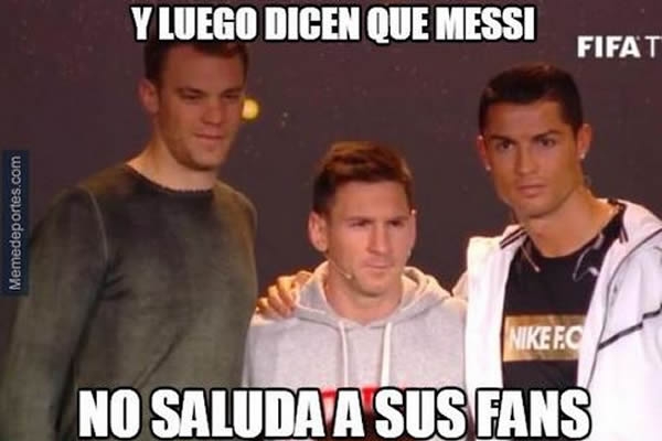Los memes del Balón de Oro.